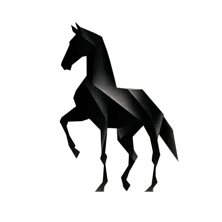 Minimalist Horse Silhouette Vinyl Car Decal Sticker – Waterproof & UV-Resistant  Minimalist Horse Silhouette Vinyl Car Decal Sticker – Waterproof & UV-Resistant