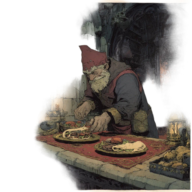 Dwarf Chef Adventurer Vinyl Car Decal Sticker – Waterproof & UV-Resistant 