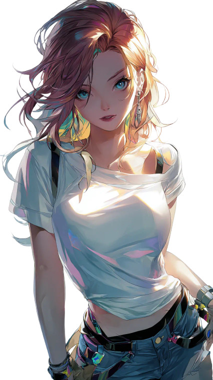 Cyberpop Anime Idol Vinyl Car Decal Sticker – Waterproof & UV-Resistant 