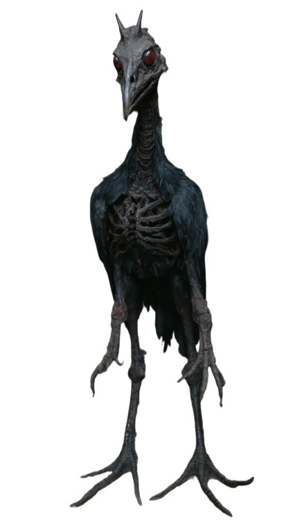 Creepy Giant Chicken Vinyl Car Decal Sticker – Waterproof & UV-Resistant 