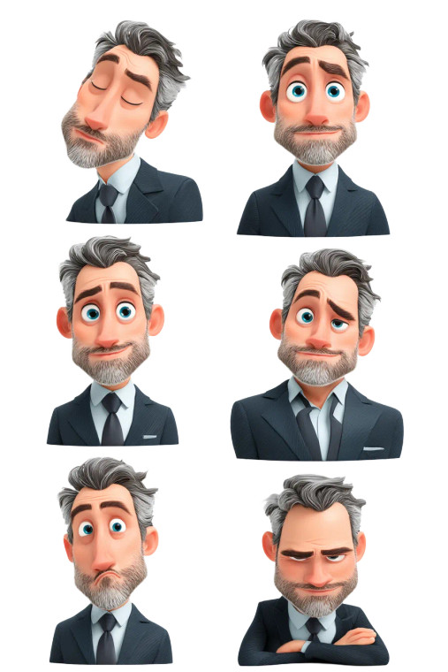 Confident Realtor Character Vinyl Car Decal Sticker – Waterproof & UV-Resistant 