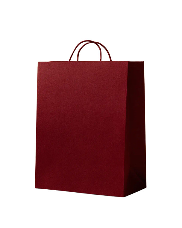 Maroon Paper Bag Vinyl Car Decal Sticker – Waterproof & UV-Resistant 