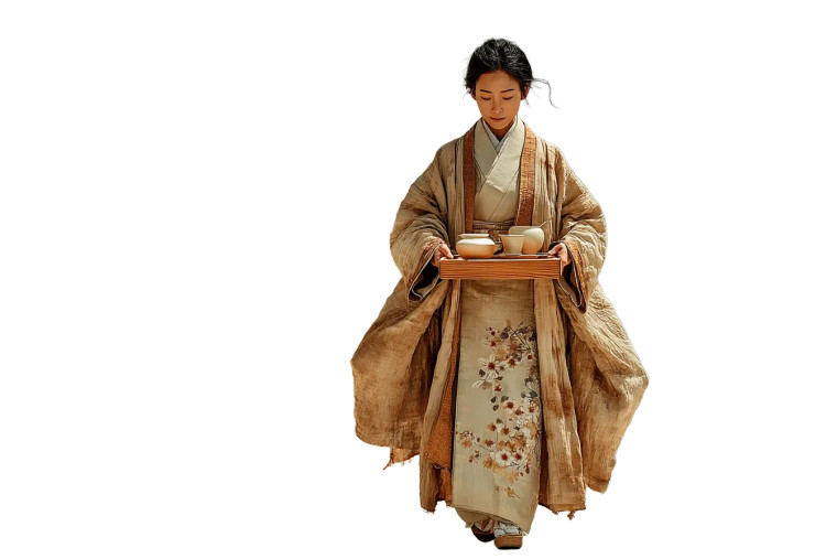 Graceful Kimono Walk V2 Vinyl Car Decal Sticker – Waterproof & UV-Resistant 