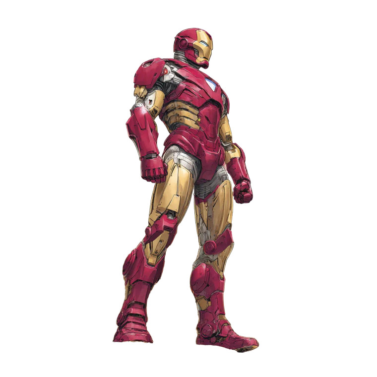 Iron Man V43 Vinyl Car Decal Sticker – Waterproof & UV-Resistant 