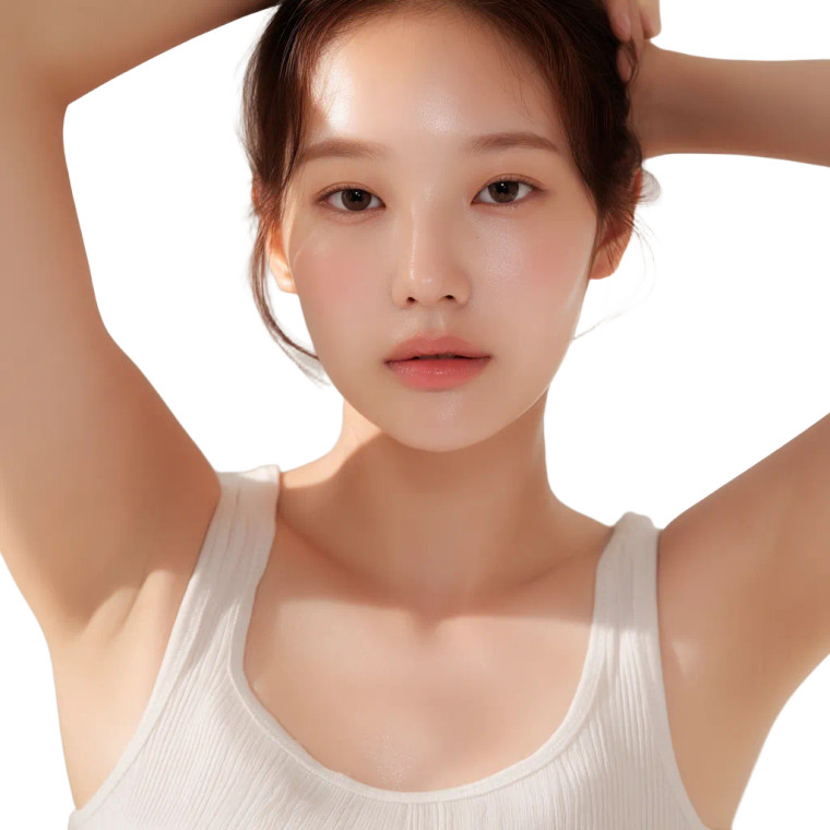 Korean Female Model V10 Vinyl Car Decal Sticker – Waterproof & UV-Resistant 