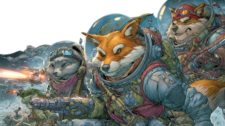 Space Fox Pirates Vinyl Car Decal Sticker – Waterproof & UV-Resistant 