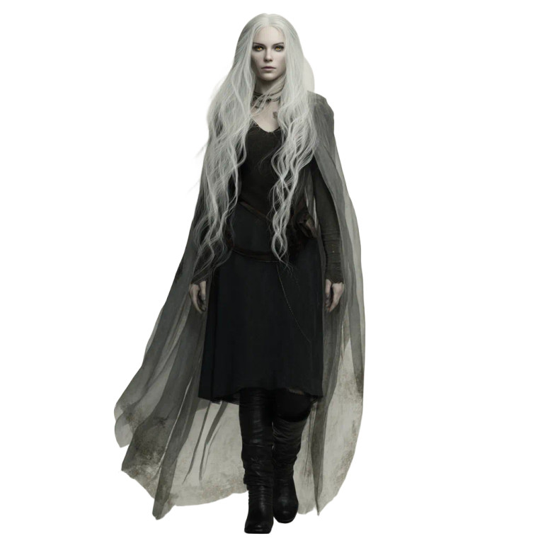 Mysterious Dark-Elf Vinyl Car Decal Sticker – Waterproof & UV-Resistant 