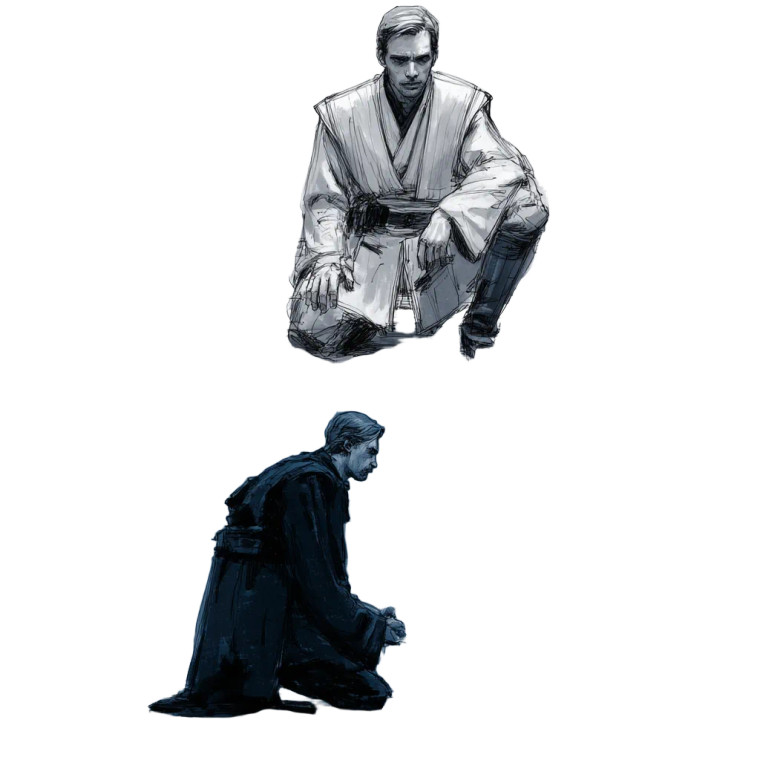 Jedi Duel Vinyl Car Decal Sticker – Waterproof & UV-Resistant 