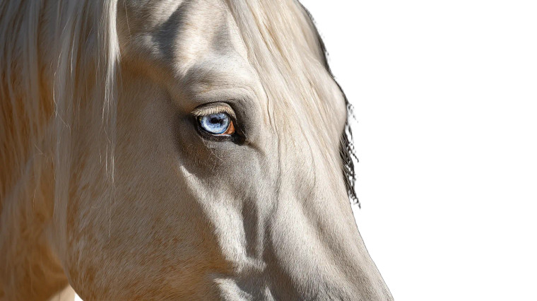 Cremello Stallion Vinyl Car Decal Sticker – Waterproof & UV-Resistant 