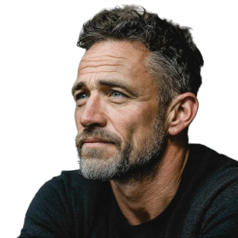 Factory Worker Contemplation Vinyl Car Decal Sticker – Waterproof & UV-Resistant 