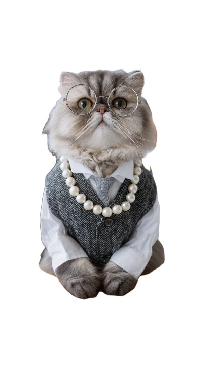 Office Cat Vinyl Car Decal Sticker – Waterproof & UV-Resistant 