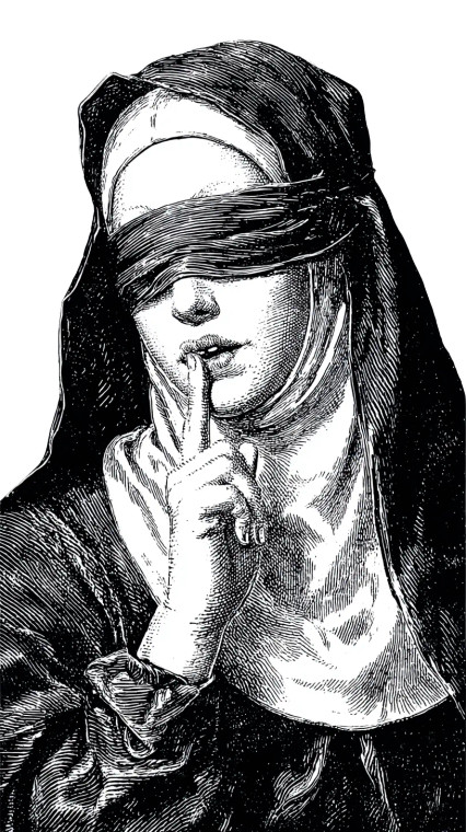 Skull Face Nun Vinyl Car Decal Sticker – Waterproof & UV-Resistant 