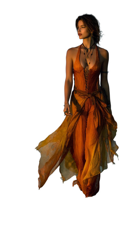 Italian Supermodel Beach Vinyl Car Decal Sticker – Waterproof & UV-Resistant 