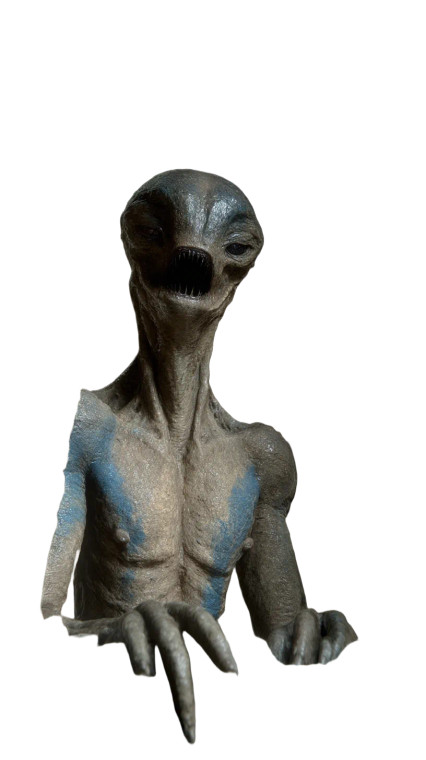 Pharao Alien Creature Vinyl Car Decal Sticker – Waterproof & UV-Resistant 