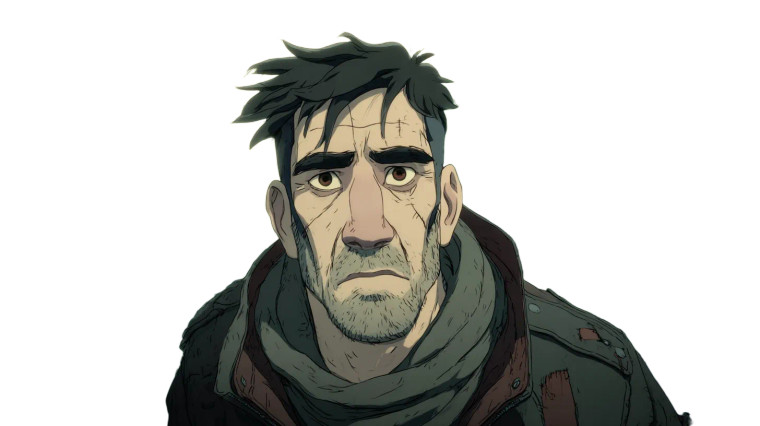 Post-Apocalyptic Raider Vinyl Car Decal Sticker – Waterproof & UV-Resistant 