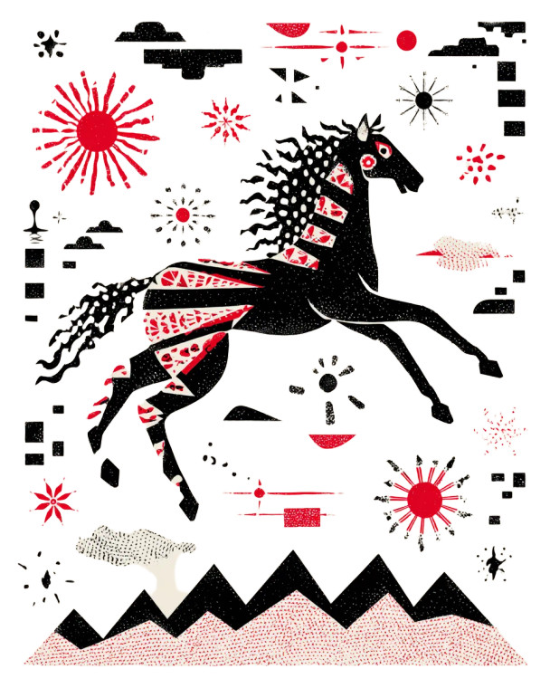 Anthropomorphic Horse Poster Vinyl Car Decal Sticker – Waterproof & UV-Resistant  Anthropomorphic Horse Poster Vinyl Car Decal Sticker – Waterproof & UV-Resistant