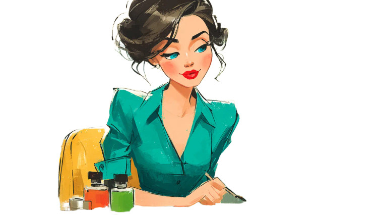 Glamorous Makeup Session Vinyl Car Decal Sticker – Waterproof & UV-Resistant 