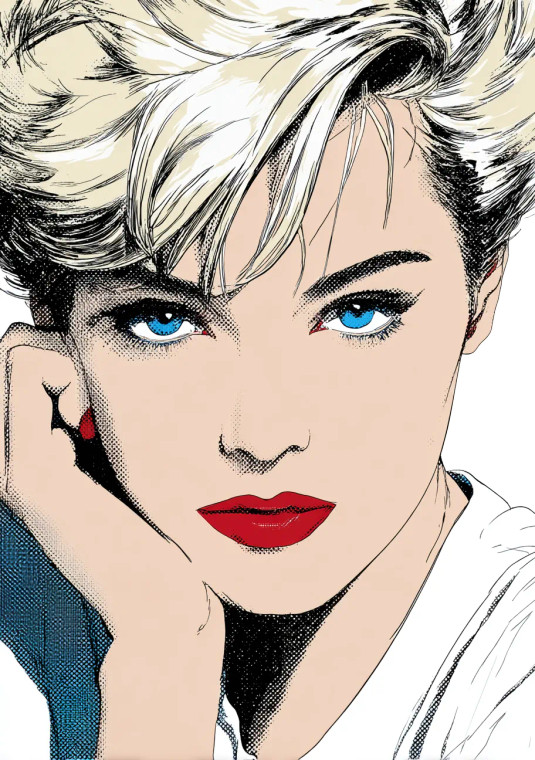 Vogue Cover Art Vinyl Car Decal Sticker – Waterproof & UV-Resistant 