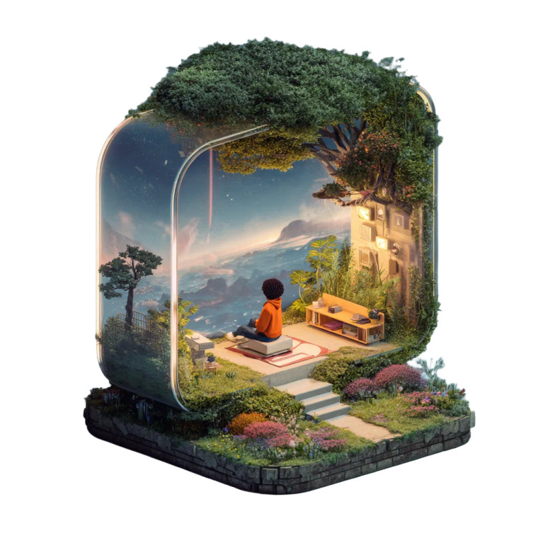 Metaverse Resident Vinyl Car Decal Sticker – Waterproof & UV-Resistant 