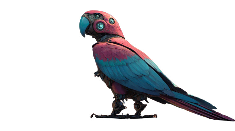Pirate Parrot Drone Vinyl Car Decal Sticker – Waterproof & UV-Resistant 