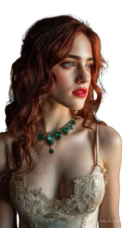 Stunning Portrait Woman Vinyl Car Decal Sticker – Waterproof & UV-Resistant 