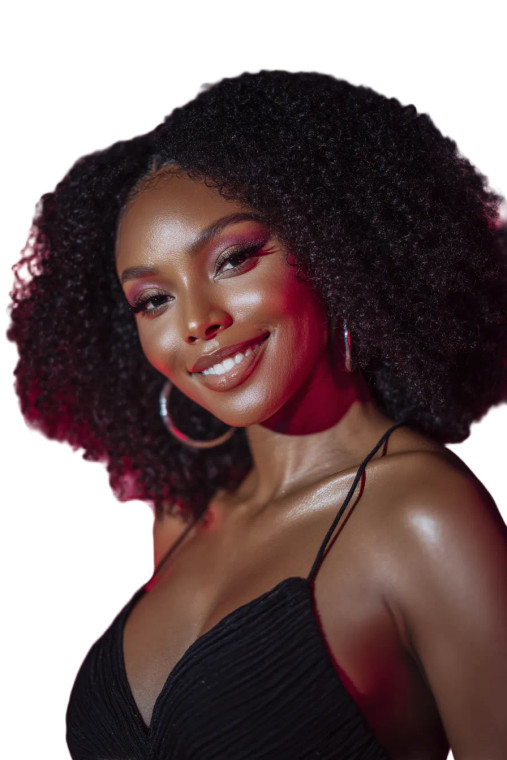 Glamorous Black Woman V7 Vinyl Car Decal Sticker – Waterproof & UV-Resistant 