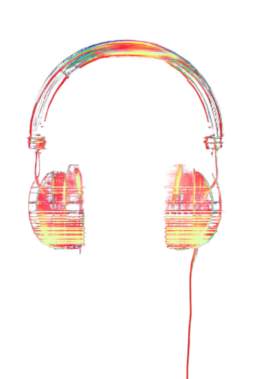 Headphones Icon Vinyl Car Decal Sticker – Waterproof & UV-Resistant 