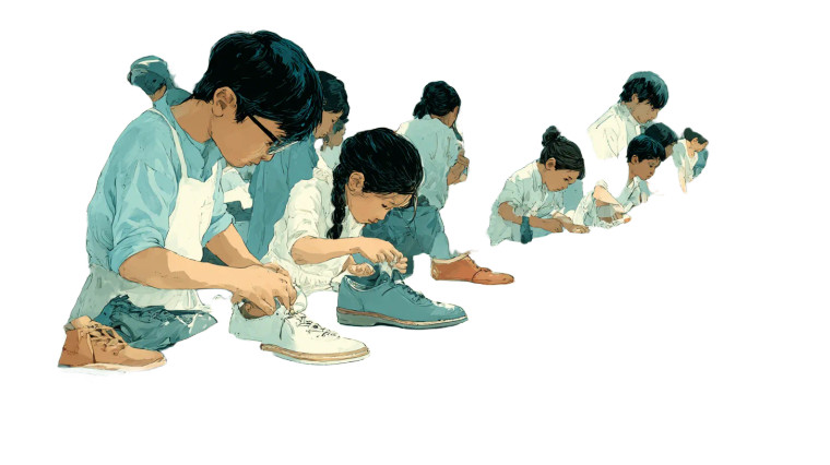 Asian Child Labor Vinyl Car Decal Sticker – Waterproof & UV-Resistant 