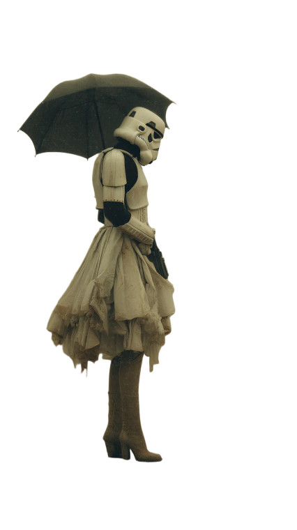 Post-Apocalyptic Stormtrooper Vinyl Car Decal Sticker – Waterproof & UV-Resistant 