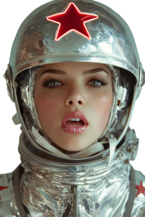 Astronaut Portrait V5 Vinyl Car Decal Sticker – Waterproof & UV-Resistant 