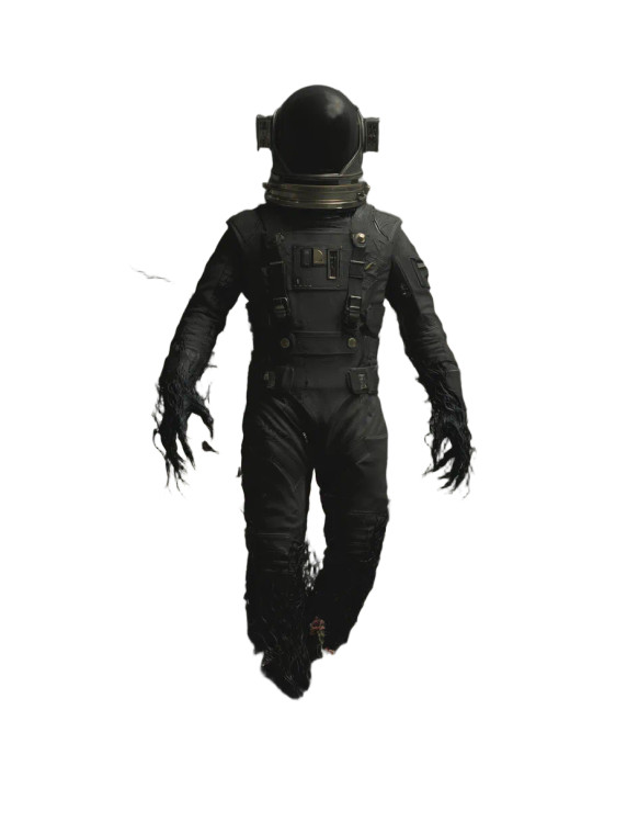 Haunted Astronaut Vinyl Car Decal Sticker – Waterproof & UV-Resistant 