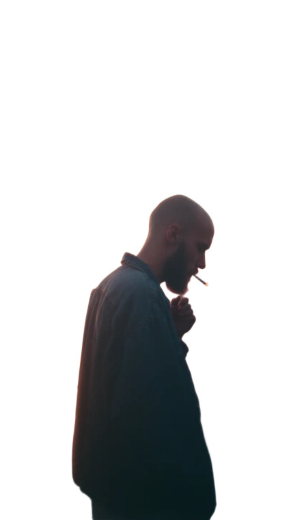 Dreamy Grunge Smoker Vinyl Car Decal Sticker – Waterproof & UV-Resistant 