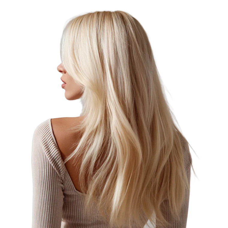 Platinum Blonde Beauty Vinyl Car Decal Sticker – Waterproof & UV-Resistant 