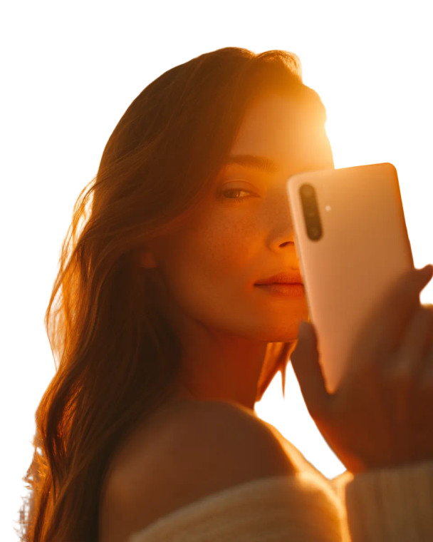 Golden Hour Selfie V3 Vinyl Car Decal Sticker – Waterproof & UV-Resistant 