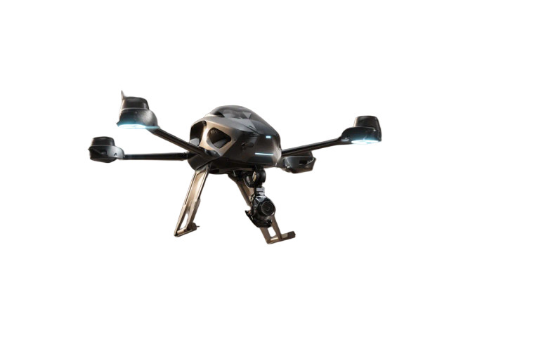 Futuristic Sampling Drone Vinyl Car Decal Sticker – Waterproof & UV-Resistant 