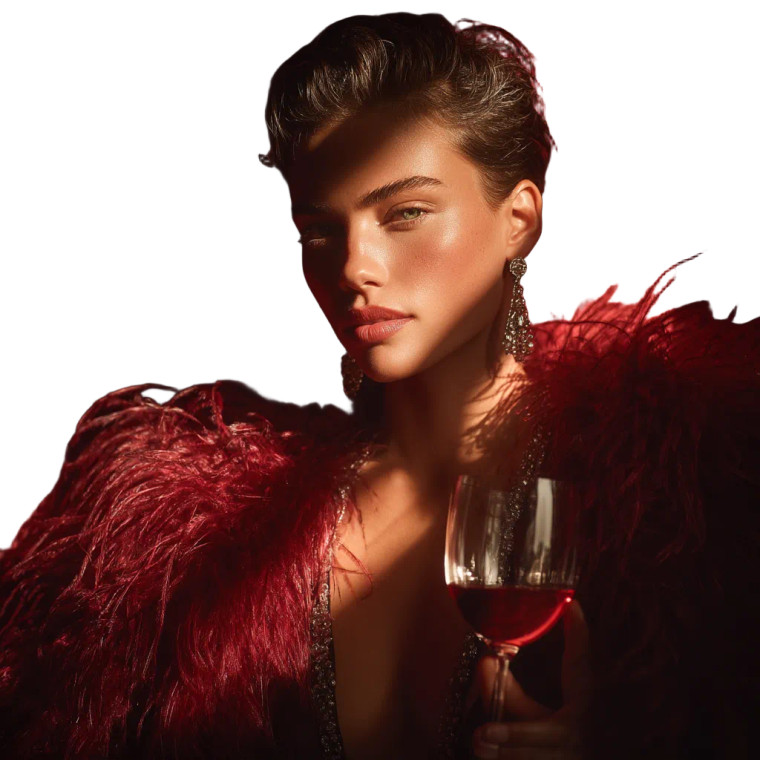 Elegant Wine Model Vinyl Car Decal Sticker – Waterproof & UV-Resistant 