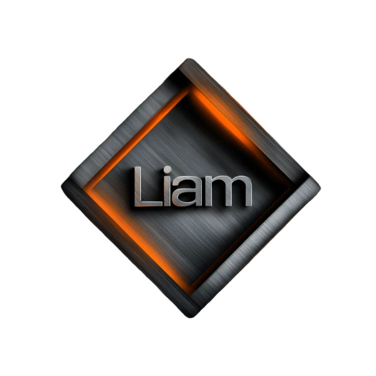 Liam Emblem Vinyl Car Decal Sticker – Waterproof & UV-Resistant 