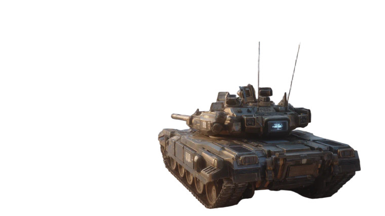 Realistic Tank Vinyl Car Decal Sticker – Waterproof & UV-Resistant 