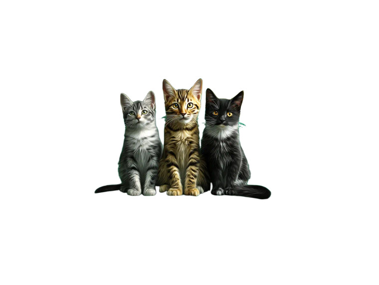 Cute Kittens On Sofa Vinyl Car Decal Sticker – Waterproof & UV-Resistant 