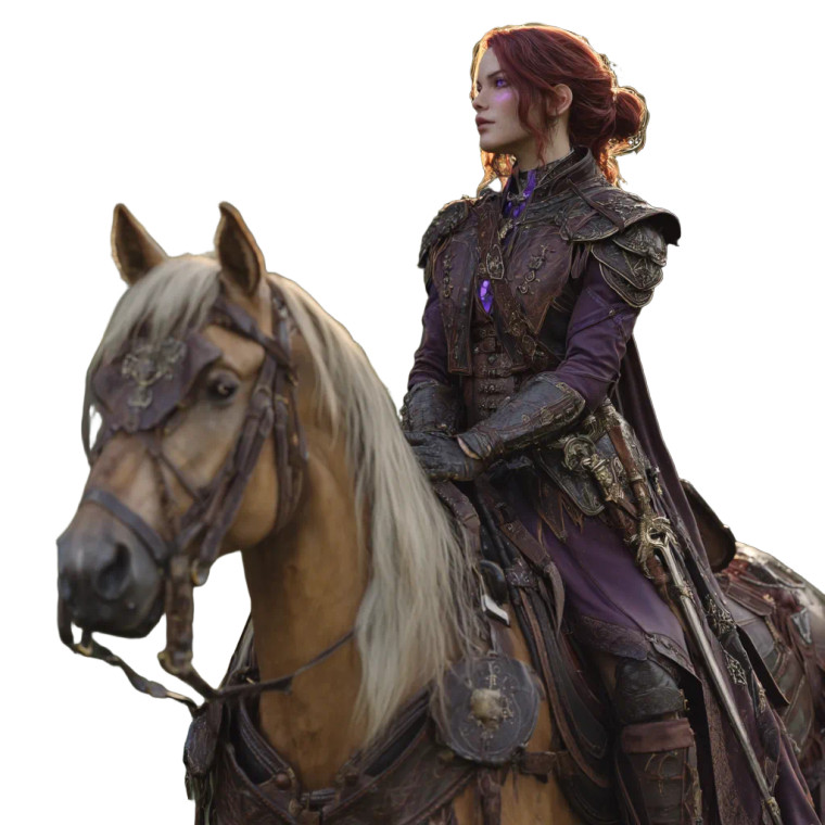 Purple Knight V2 Vinyl Car Decal Sticker – Waterproof & UV-Resistant 