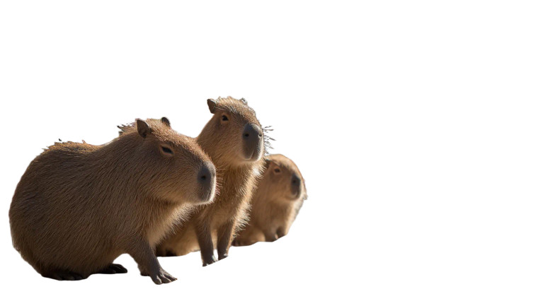 Capybara Award Ceremony Vinyl Car Decal Sticker – Waterproof & UV-Resistant 