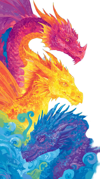 Mythical Creatures Dance Vinyl Car Decal Sticker – Waterproof & UV-Resistant 