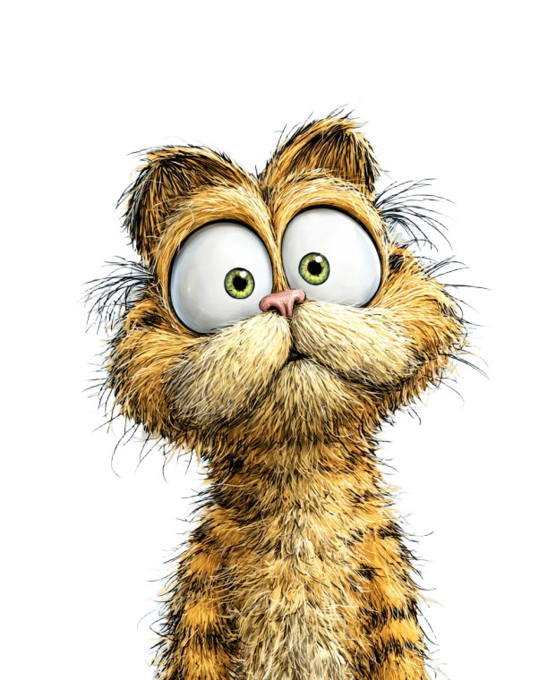 Garfield Eyes Vinyl Car Decal Sticker – Waterproof & UV-Resistant 