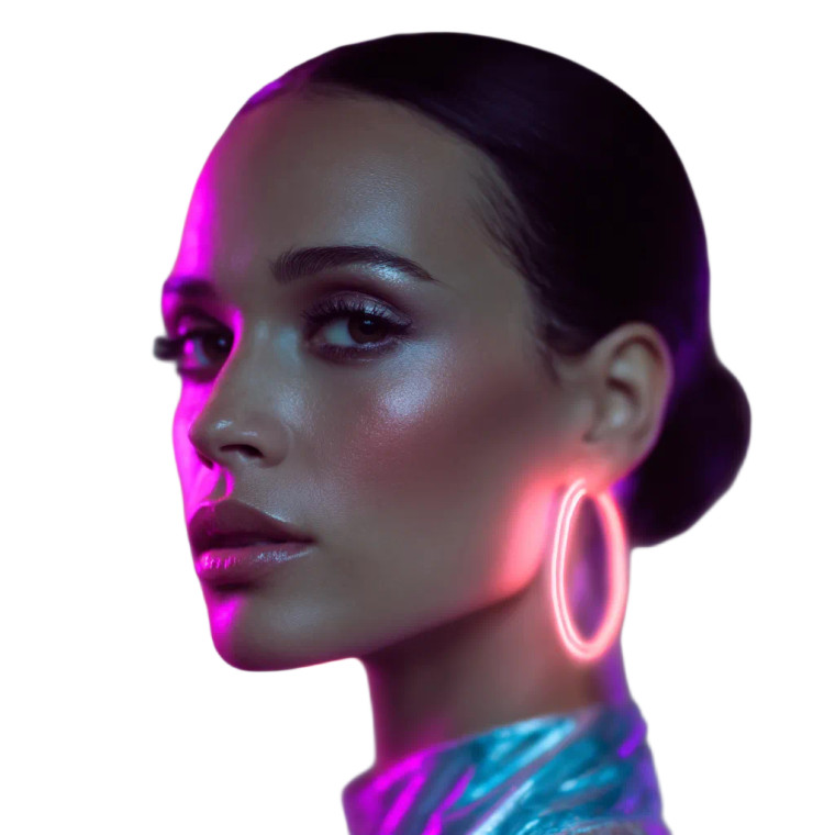 Neon Ai Influencer Vinyl Car Decal Sticker – Waterproof & UV-Resistant 