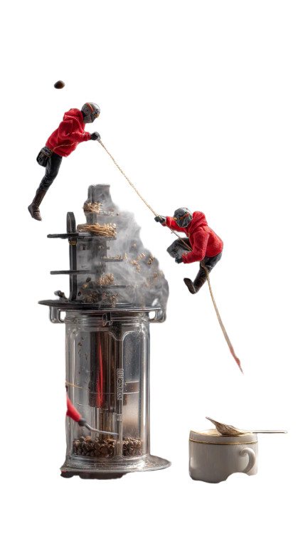 Miniature Firefighter Rescue Vinyl Car Decal Sticker – Waterproof & UV-Resistant 