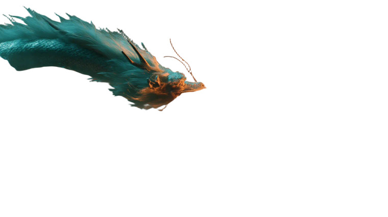 Sinuous Chinese Dragon Vinyl Car Decal Sticker – Waterproof & UV-Resistant 