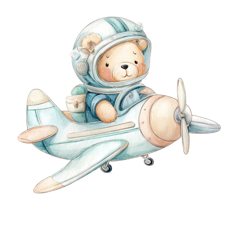 Astronaut Teddy Bear V4 Vinyl Car Decal Sticker – Waterproof & UV-Resistant 