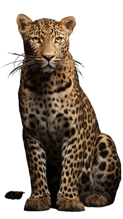 Majestic Leopard V2 Vinyl Car Decal Sticker – Waterproof & UV-Resistant 