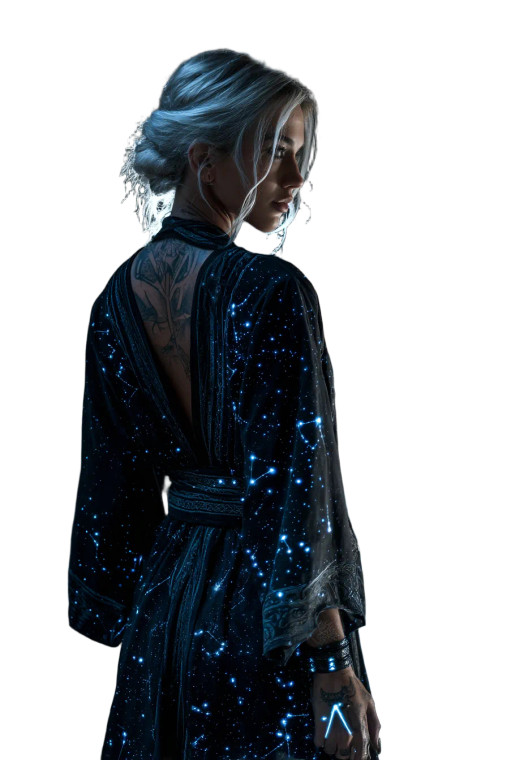 Celestialpunk Wanderer Vinyl Car Decal Sticker – Waterproof & UV-Resistant 