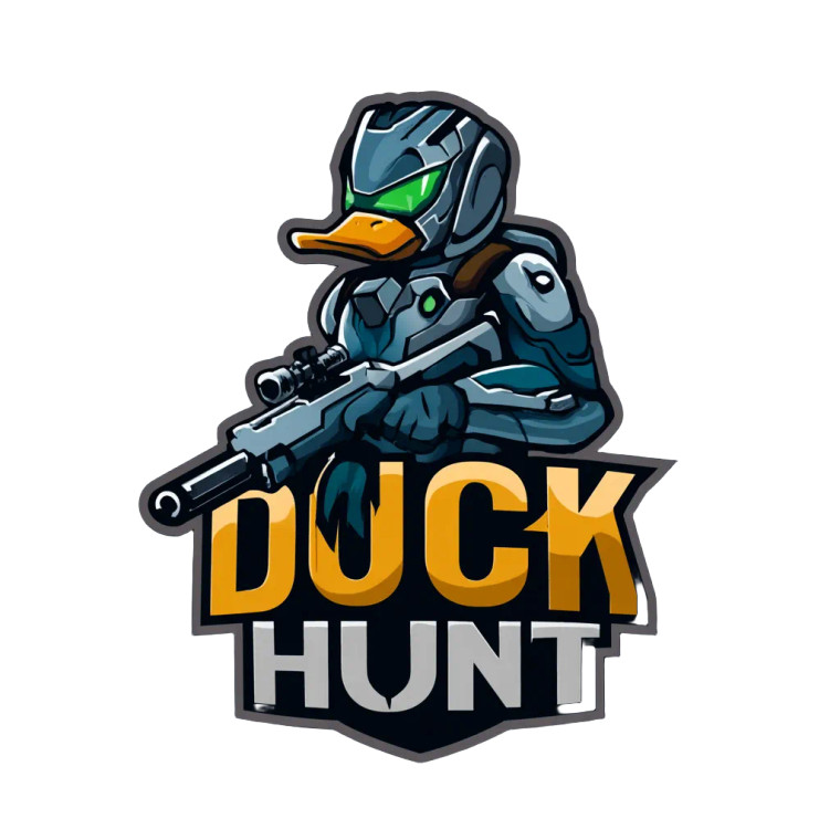 Duck Hunt Logo V2 Vinyl Car Decal Sticker – Waterproof & UV-Resistant 